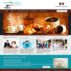 Concept Website Designs and Marketing Gold Coast Web Design Conscious Cafe Website Design - Gallery 12