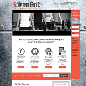 Concept Website Designs and Marketing Gold Coast Web Design Irongrit Website Design - Gallery 8